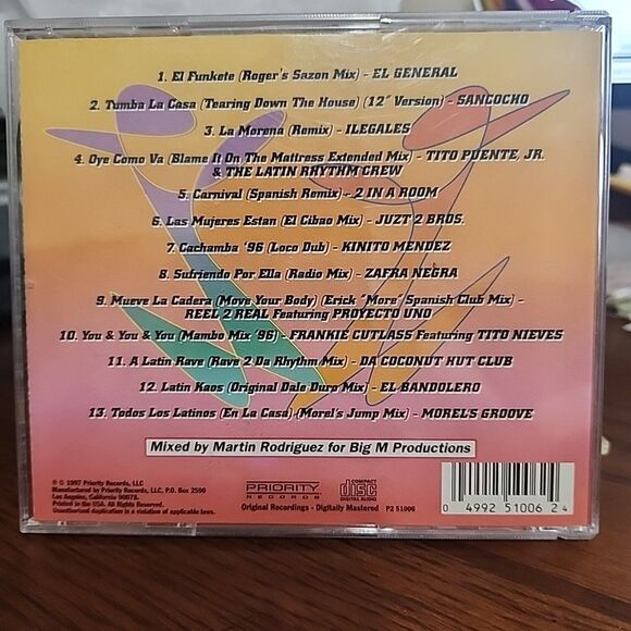Ultra Mix CD / The Best of Latin House Priority Records - Picture 2 of 3